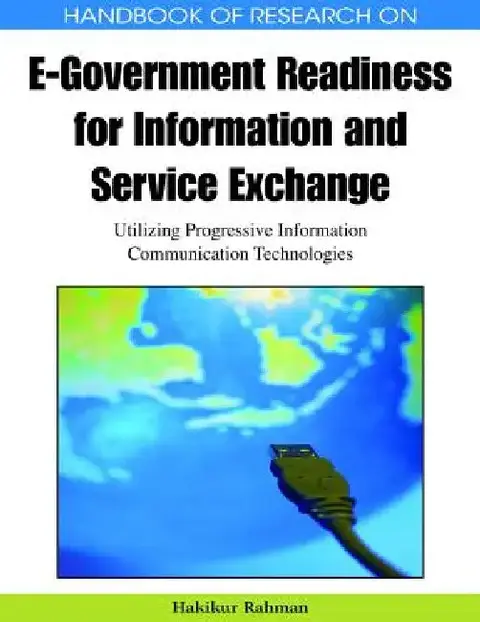 Cover of Handbook of Research on E-Government Readiness for Information and Service Exchange