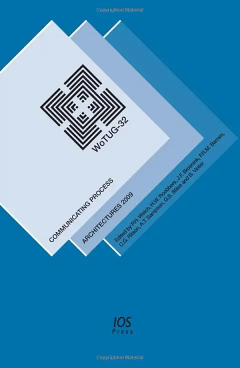 Cover of Communicating Process Architectures 2009- WoTUG-32