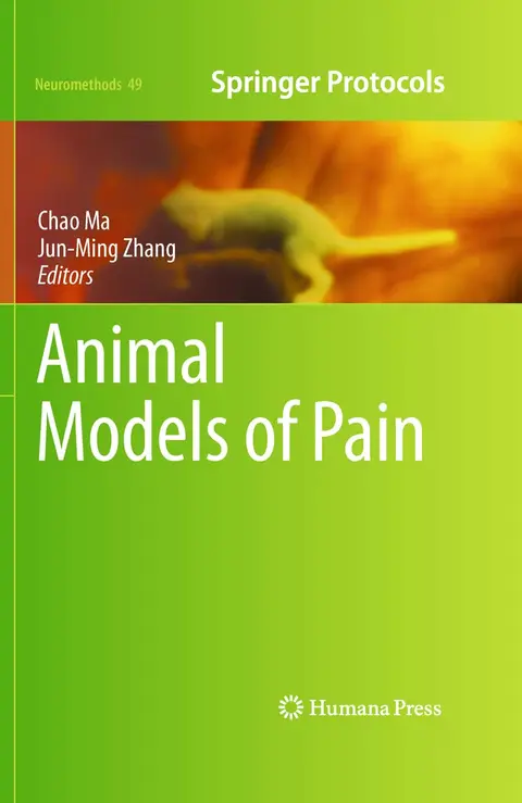 Cover of Animal Models of Pain