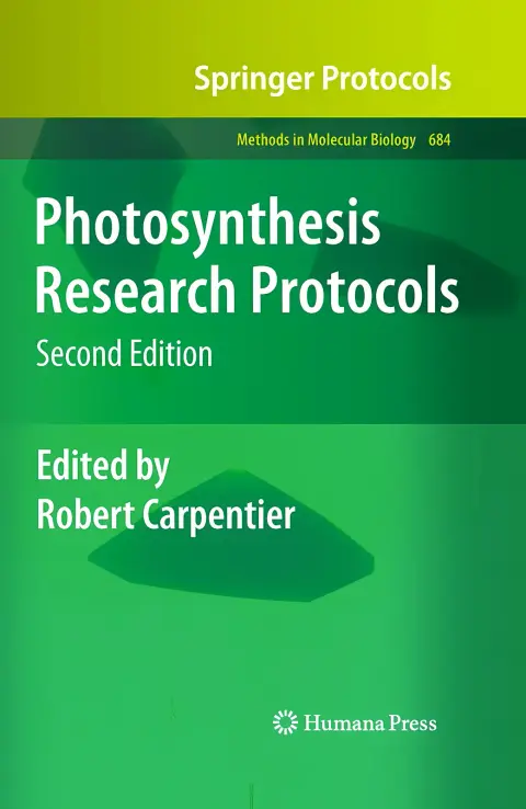 Cover of Photosynthesis Research Protocols