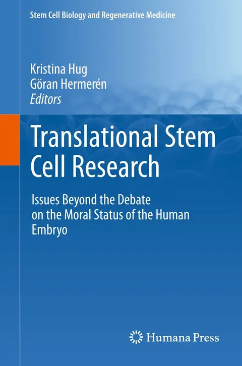 Cover of Translational Stem Cell Research