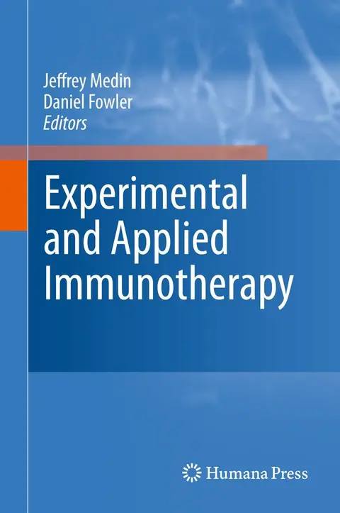 Cover of Experimental and Applied Immunotherapy
