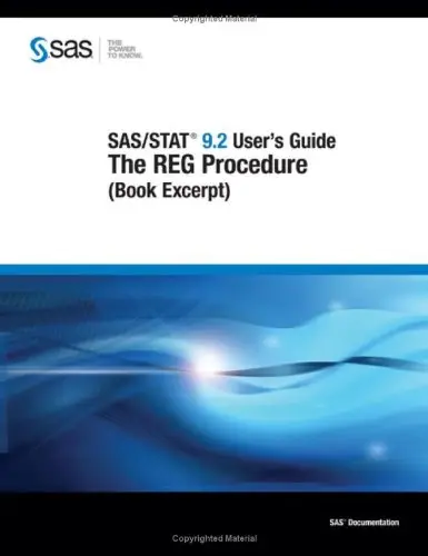 Cover of SAS/STAT 9.2 User's Guide