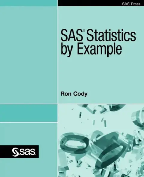 Cover of SAS Statistics by Example