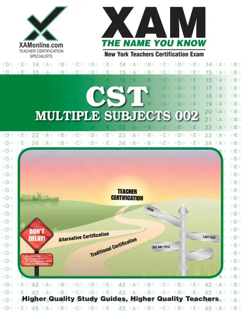 Cover of NYSTCE CST Multiple Subjects 002
