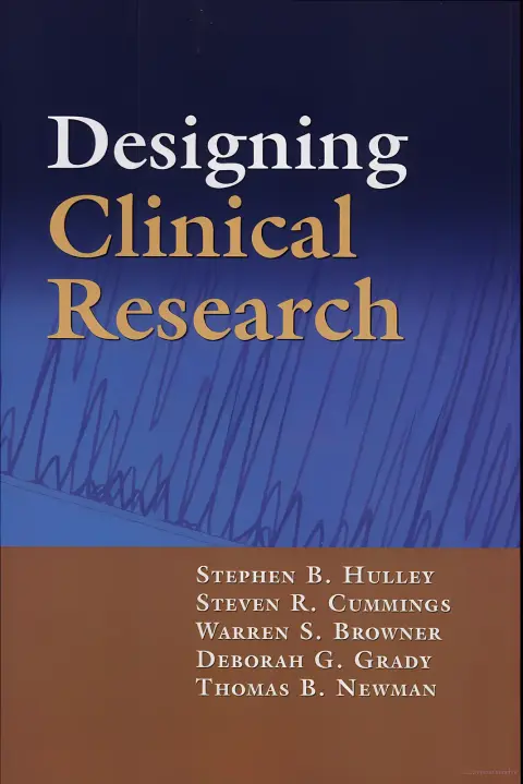 Cover of Designing clinical research