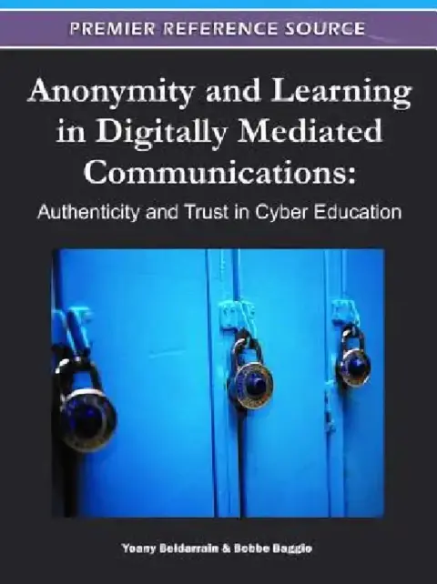 Cover of Anonymity and Learning in Digitally Mediated Communications