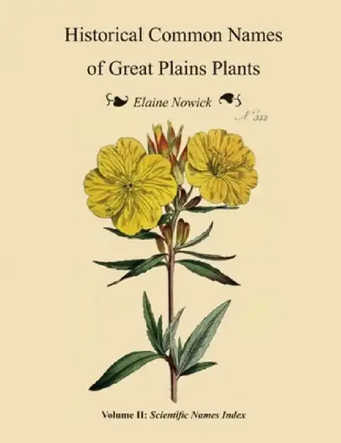 Cover of Historical Common Names of Great Plains Plants, with Scientific Names Index