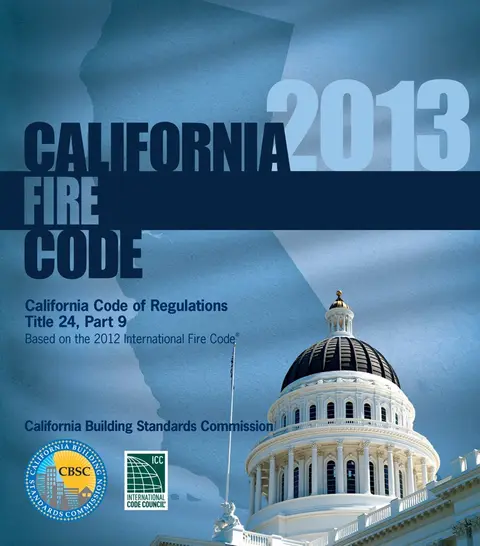 Cover of California Fire Code, 2013