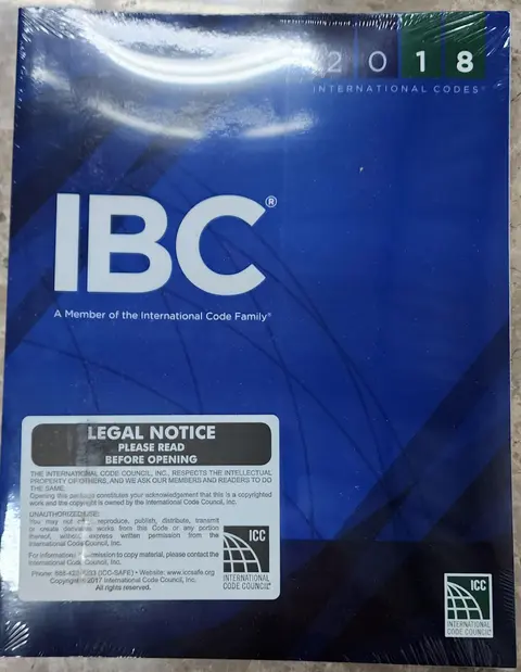 Cover of International Building Code 2018