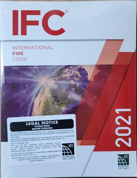 Cover of International Fire Code 2021