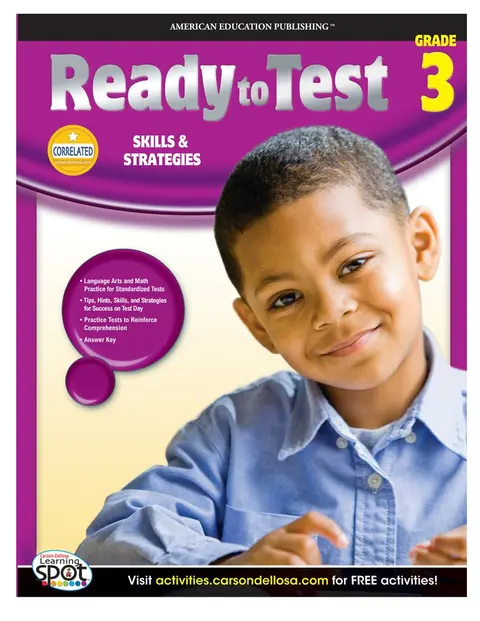 Cover of Ready to Test, Grade 3