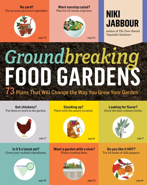 Cover of Groundbreaking Food Gardens