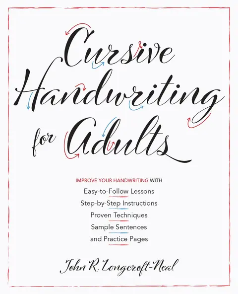 Cover of Cursive Handwriting for Adults
