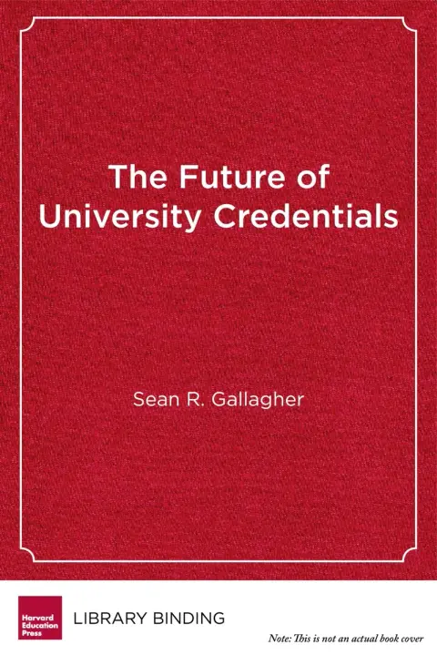 Cover of The Future of University Credentials