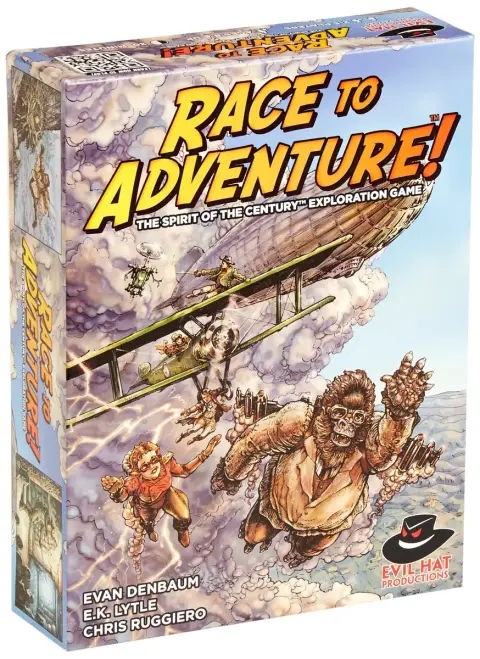 Cover of Race to Adventure Board Game