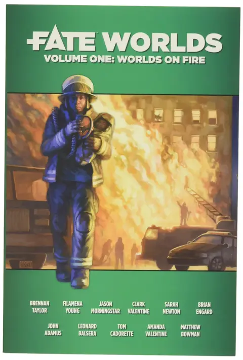 Cover of Fate Worlds Worlds on Fire