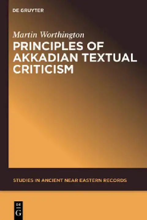 Cover of Principles of Akkadian Textual Criticism