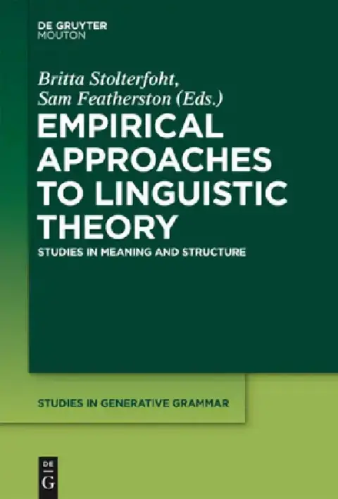 Cover of Empirical Approaches to Linguistic Theory