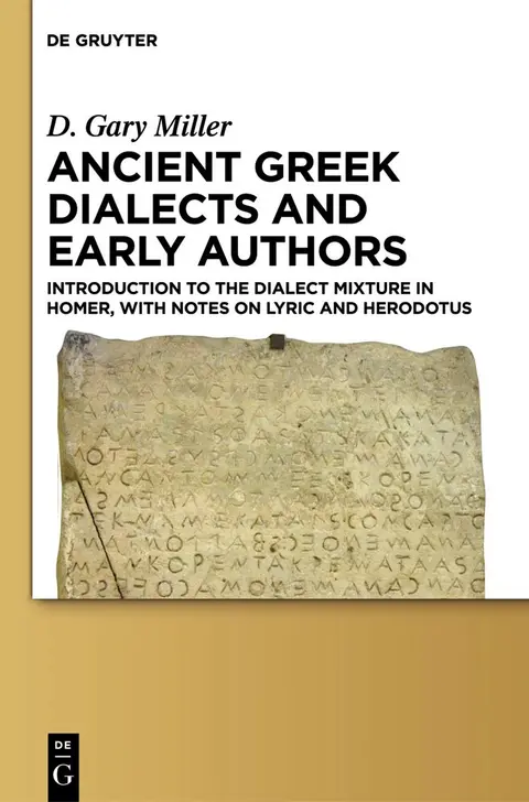 Cover of Ancient Greek Dialects and Early Authors