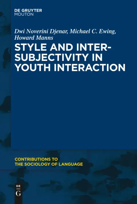 Cover of Style and Intersubjectivity in Youth Interaction
