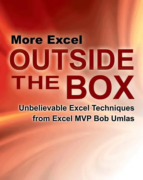 Cover of More Excel Outside the Box