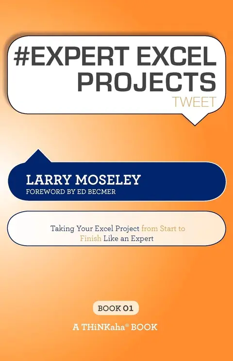 Cover of # EXPERT EXCEL PROJECTS tweet Book01