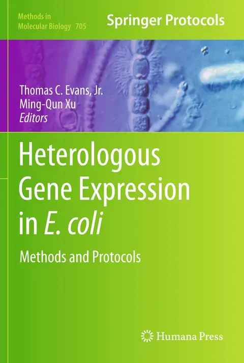 Cover of Heterologous Gene Expression in E.coli