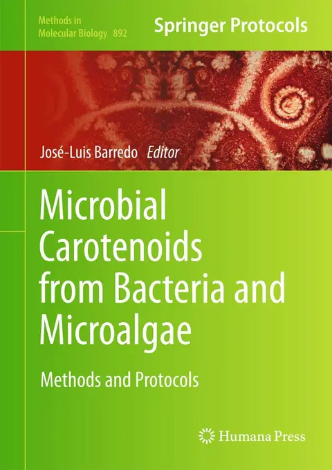 Cover of Microbial Carotenoids from Bacteria and Microalgae