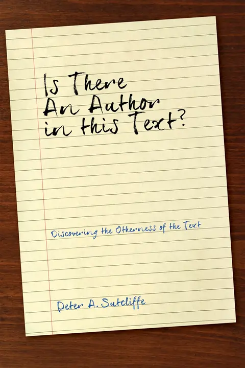 Cover of Is There an Author in This Text?