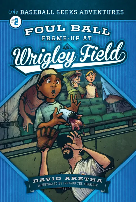 Cover of Foul Ball Frame-up at Wrigley Field