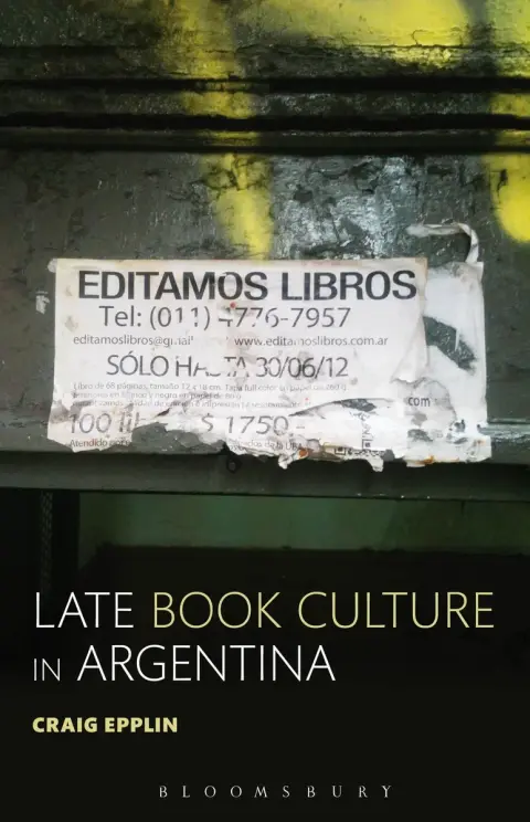 Cover of Late Book Culture in Argentina