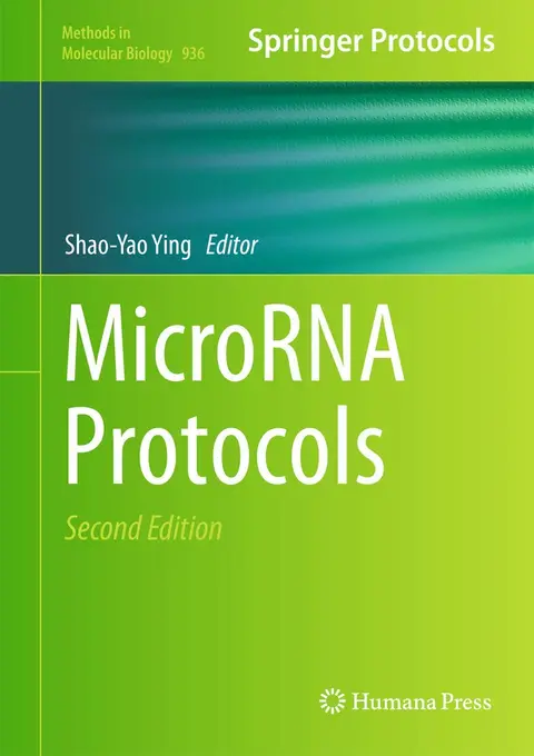 Cover of MicroRNA Protocols