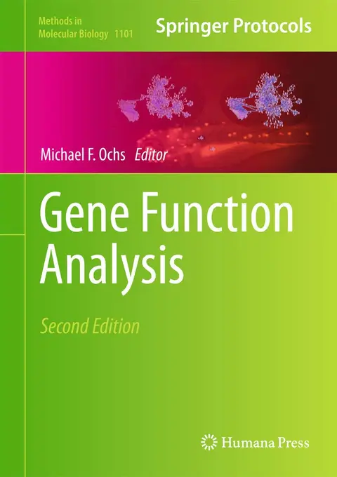 Cover of Gene Function Analysis