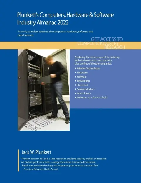 Cover of Plunkett's Computers, Hardware & Software Industry Almanac 2022