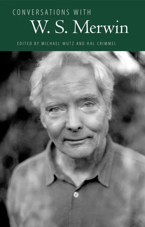 Cover of Conversations with W. S. Merwin