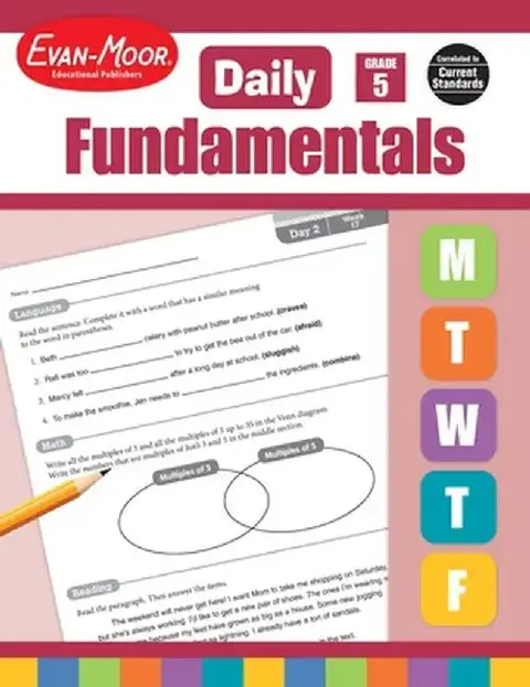 Cover of Daily Fundamentals, Grade 5