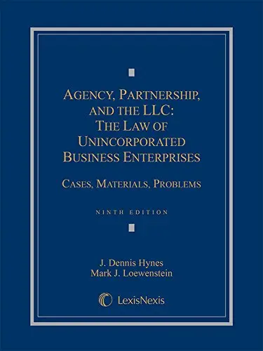 Cover of Agency, Partnership and the LLC