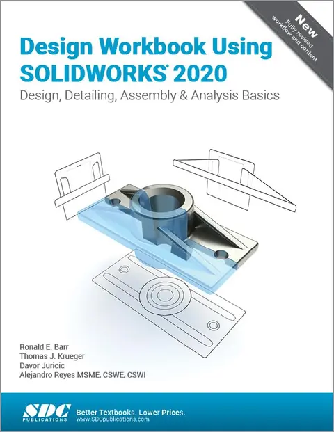 Cover of Design Workbook Using Solidworks 2020, 1St Edition
