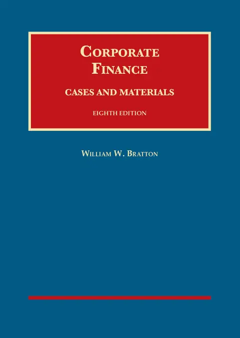 Cover of Corporate Finance, Cases and Materials