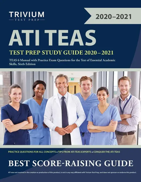 Cover of ATI TEAS Test Prep Study Guide 2020-2021