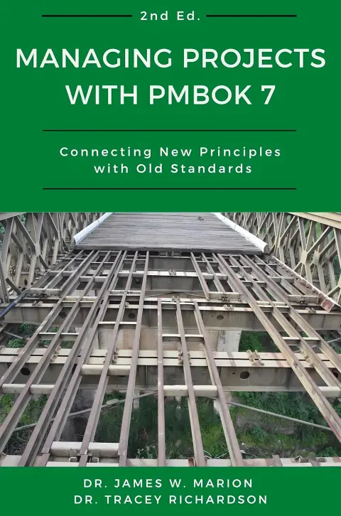 Cover of Managing Projects with Pmbok 7