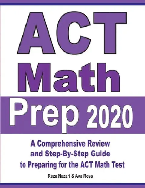 Cover of ACT Math Prep 2020