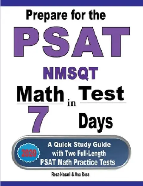 Cover of Prepare for the PSAT / NMSQT Math Test in 7 Days