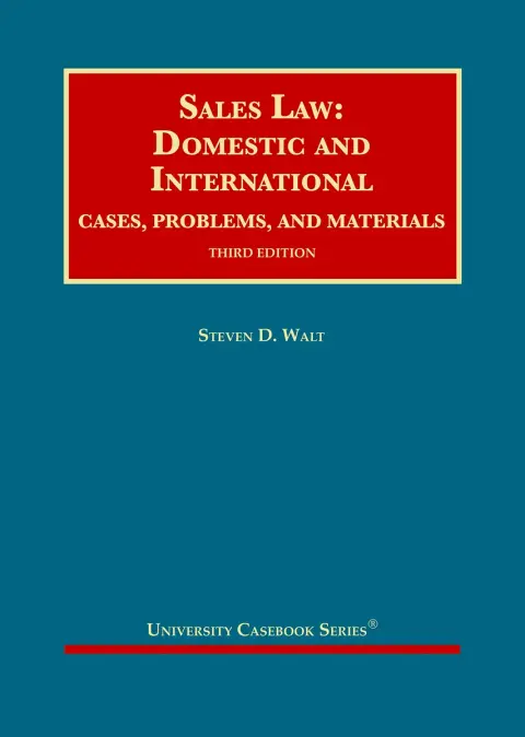 Cover of Sales Law