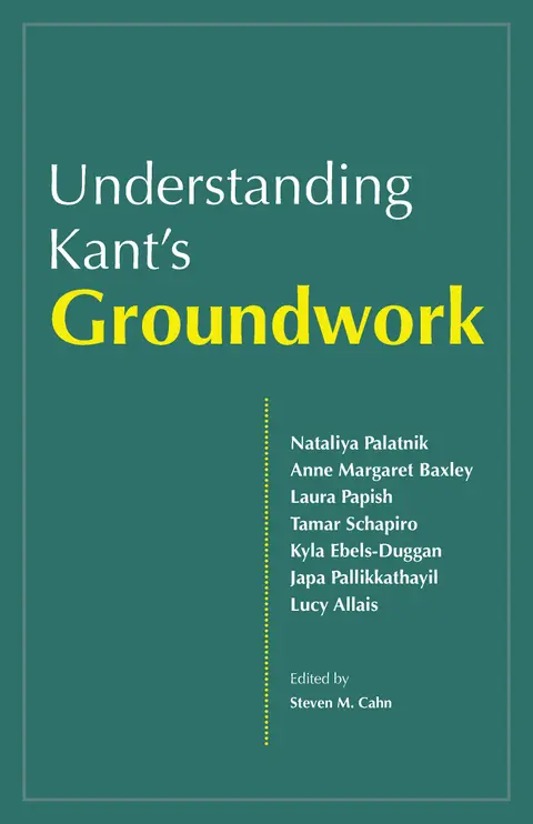 Cover of Understanding Kant's Groundwork