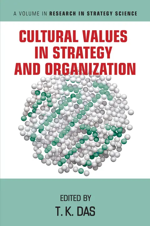 Cover of Cultural Values in Strategy and Organization
