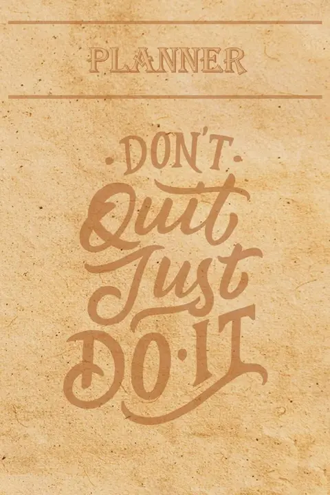 Cover of Undated Weekly Planner "Quotes"
