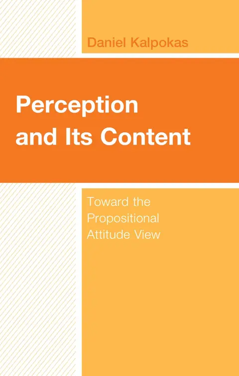 Cover of Perception and Its Content