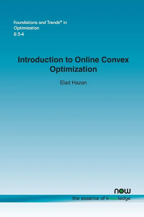 Cover of Introduction to Online Convex Optimization